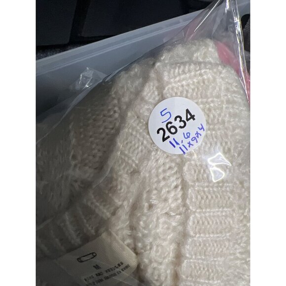 Pins & Needles Womens Ivory Cable Knit Sweater Size M - Picture 8 of 8